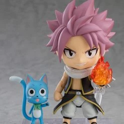 New 👍 MAX FACTORY Natsu Dragneel & Happy Fairy Tail Final Season Nendoroid Figure 🔥