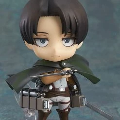 Cheap 👍 GOOD SMILE Levi (2nd-Run) Attack On Titan Nendoroid Figure 😍