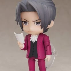 Discount 🔔 GOOD SMILE Miles Edgeworth Ace Attorney Phoenix Wright Nendoroid Figure ❤️