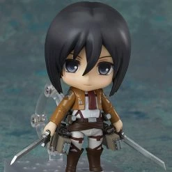 Outlet 👍 GOOD SMILE Mikasa Ackerman (3rd-run) Attack On Titan Nendoroid Figure 😀