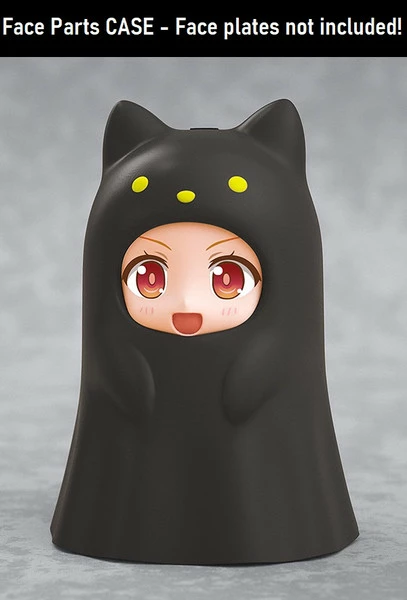 Deals ❤️ GOOD SMILE Black Ghost Cat Kigurumi Nendoroid More Face Parts Case 🥰